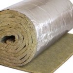 Fieltros - Fieltros flexibles de lana de roca.  Pueden ser sin revestimientos, con papel Kraft en una de sus caras o con foil de aluminio reforzado con hilos de vidrio y papel Kraft.