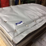 Mantas desmontables para turbinas - Diseño, fabricación y reparación de Mantas aislantes desmontables para turbinas realizadas con telas de fibra cerámica, fibra cerámica y telas de fibra de vidrio siliconadas para altas temperaturas.